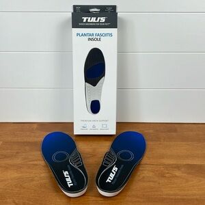 Tuli’s plantar fasciitis insole women’s 8.5-10 men’s 7.5-9 arch support